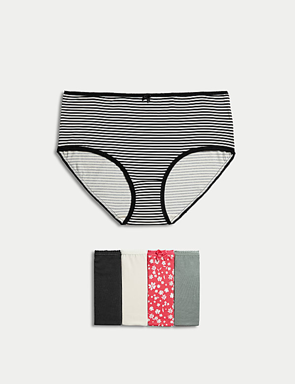 5pk Cotton Lycra™ High Rise Shorts