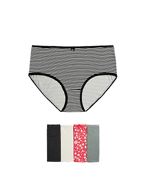 5pk Cotton Lycra™ High Rise Shorts