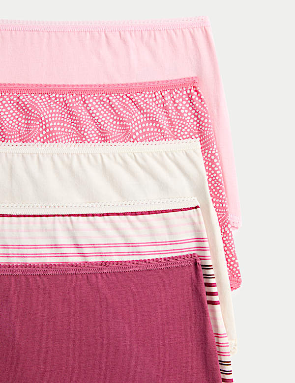 5pk Cotton Lycra&trade; Full Briefs