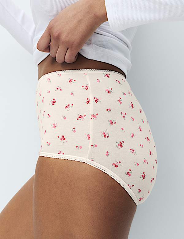 5pk Cotton Lycra&trade; Full Briefs