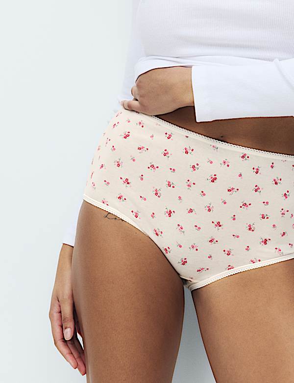 5pk Cotton Lycra&trade; Full Briefs - US