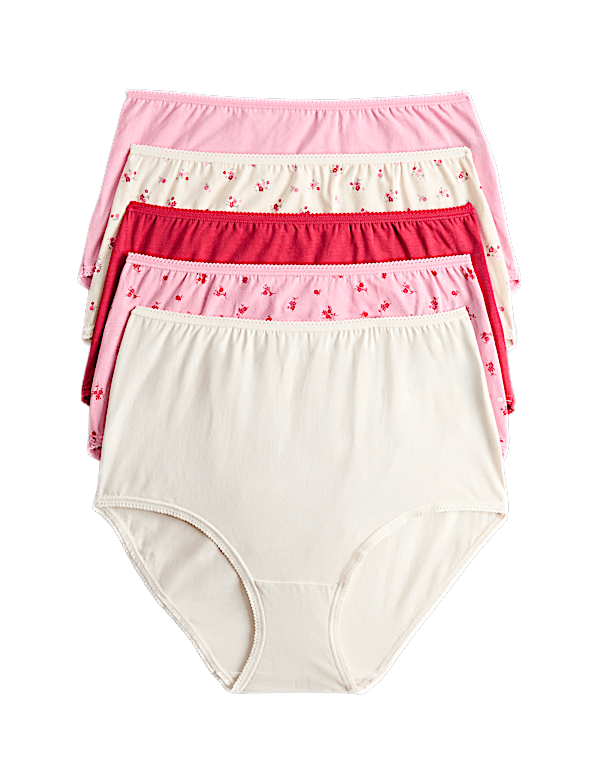 5pk Cotton Lycra™ Full Briefs