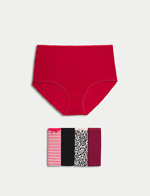 5pk Cotton Lycra™ Full Briefs - GR