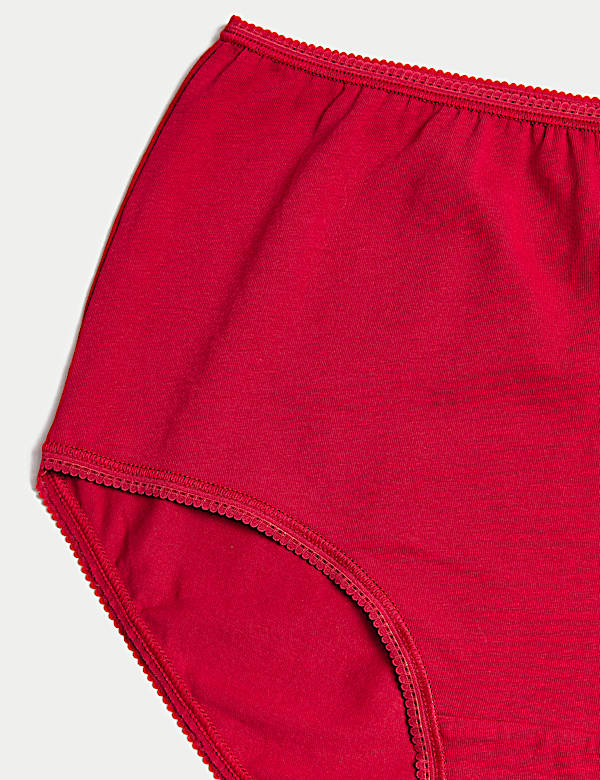 5pk Cotton Lycra&trade; Full Briefs