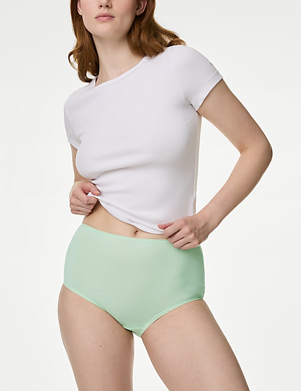 5pk Cotton Lycra™ Full Briefs
