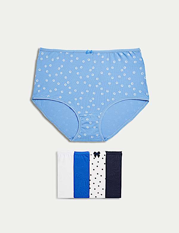 5pk Cotton Lycra&trade; Full Briefs