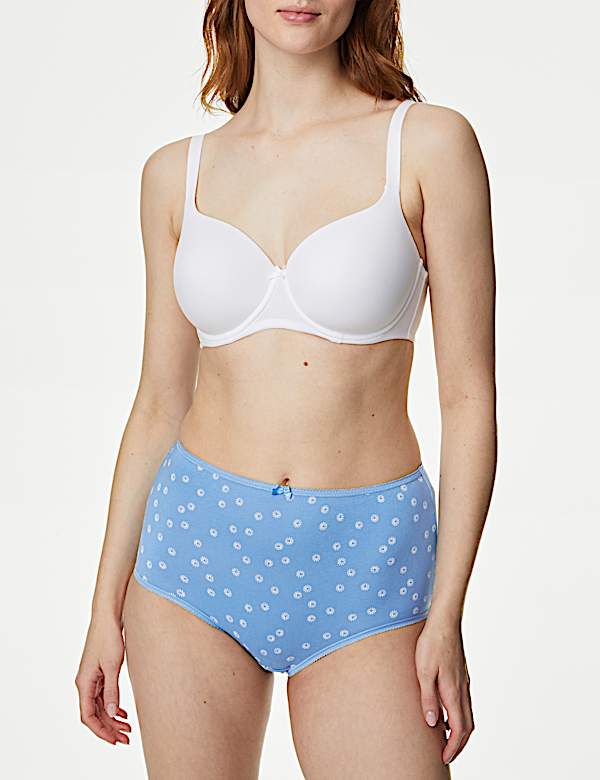 5pk Cotton Lycra&trade; Full Briefs