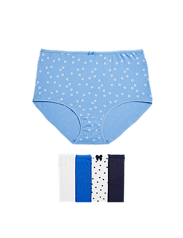 5pk Cotton Lycra&trade; Full Briefs