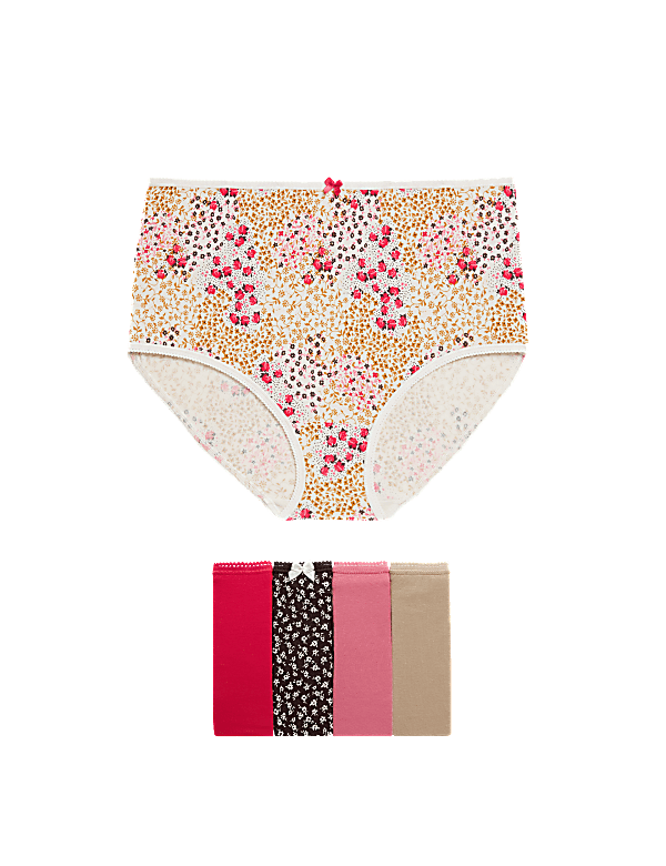 5pk Cotton Lycra™ Full Briefs