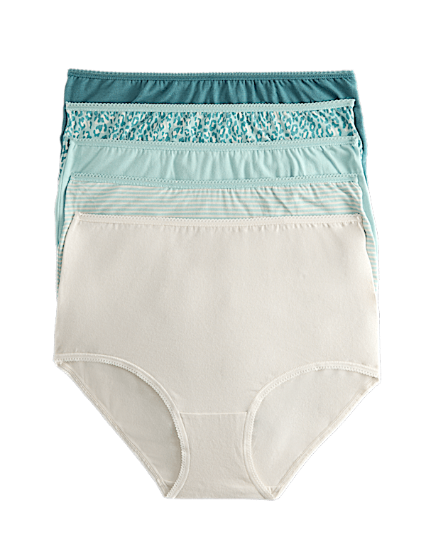 5pk Cotton Lycra™ Full Briefs
