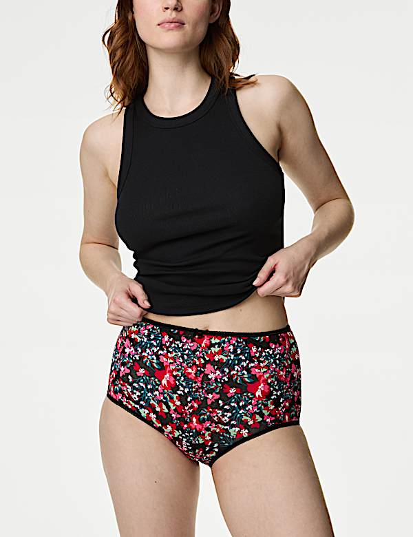 Lot de 5 culottes embo&icirc;tantes en coton et Lycra&trade; - FR