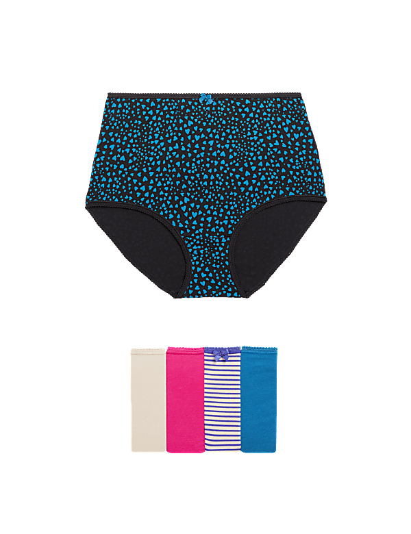 5pk Cotton Lycra™ Full Briefs