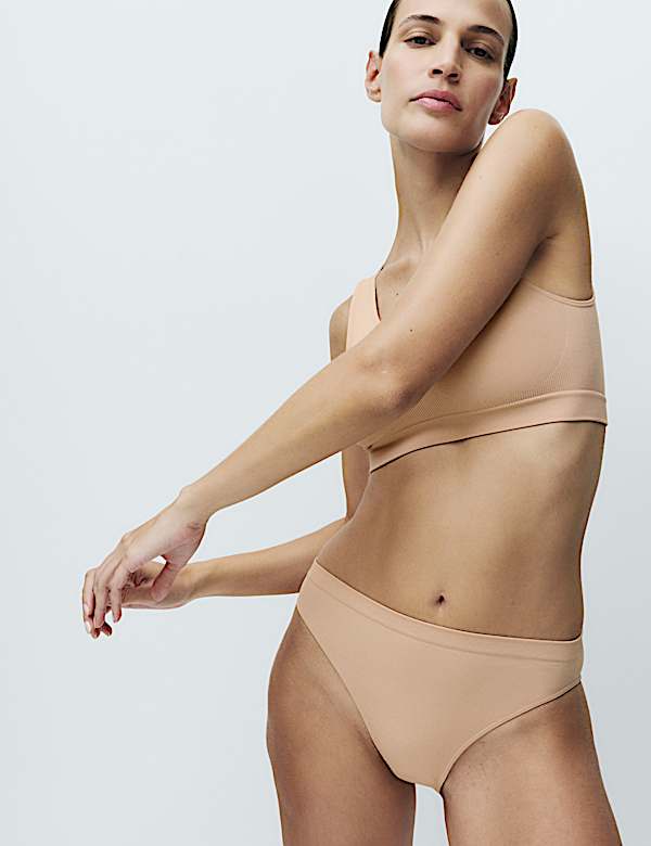 3 Pack Seamless High Leg Knickers - IT