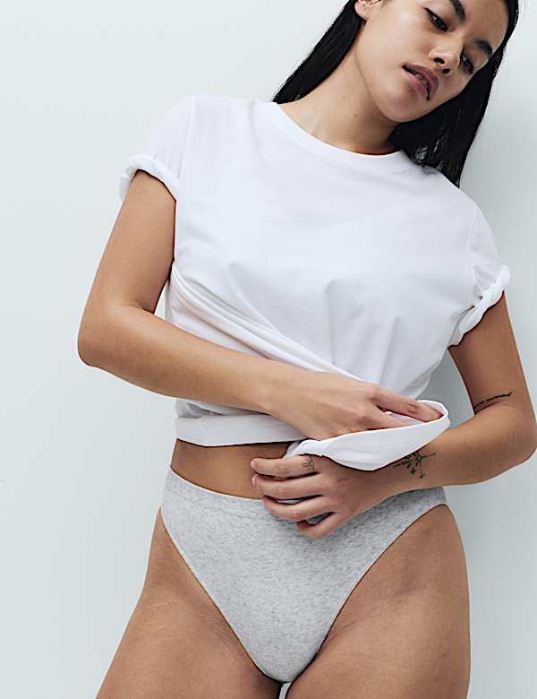 3 Pack Seamless High Leg Knickers - US