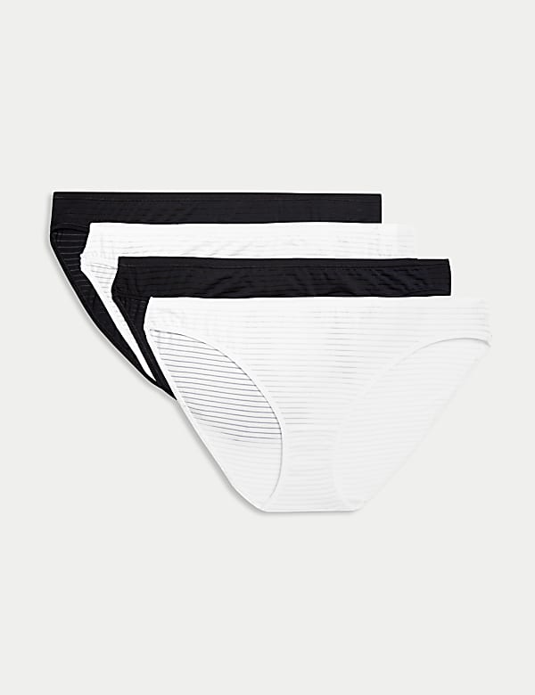 4pk Modal Rich No VPL Bikini Knickers - AT