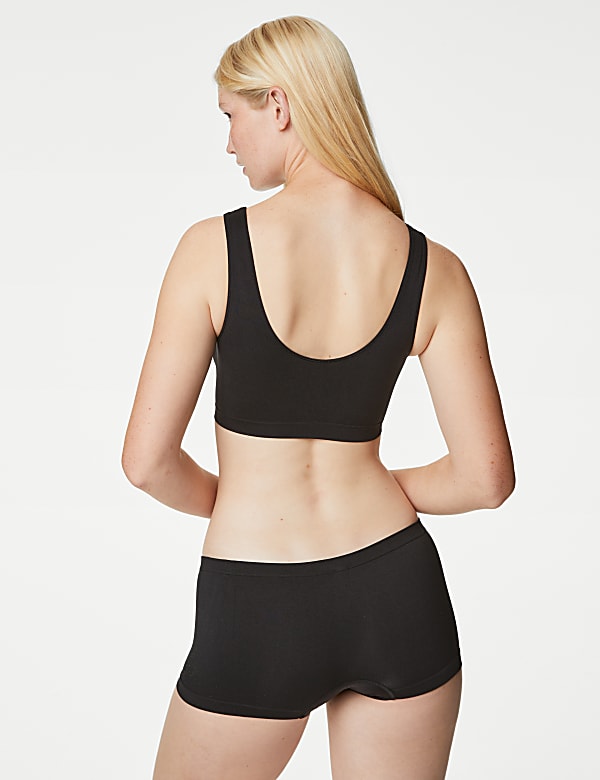 3pk Seamless Low Rise Knicker Shorts