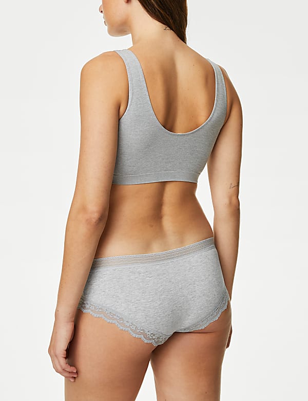 Pack of 5 Cotton Mix Lace Knickers