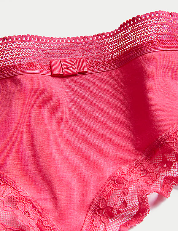 Pack of 5 Cotton Mix Lace Knickers