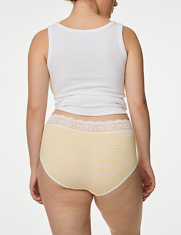 5pk Cotton Rich Printed High Rise Shorts