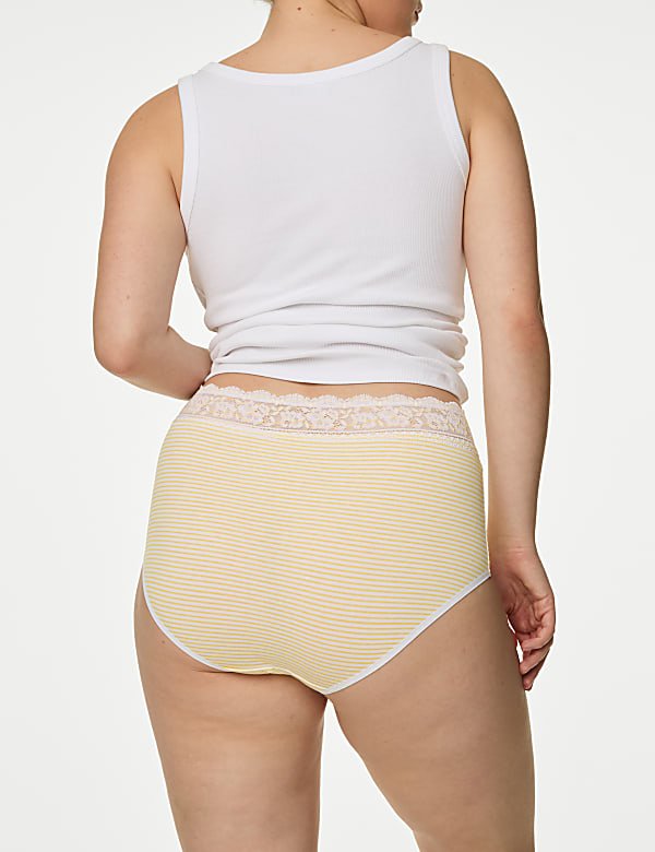 5pk Cotton Rich Printed Full Briefs