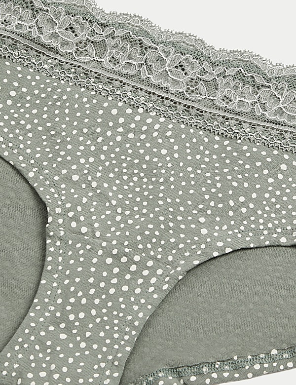 5pk Cotton Rich Printed Low Rise Shorts