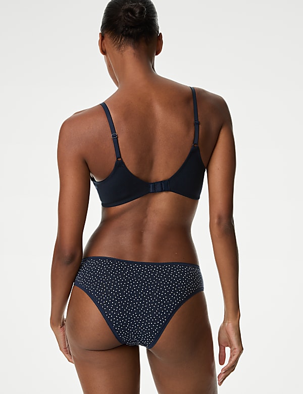 5pk Cotton Lycra™ Brazilian Knickers