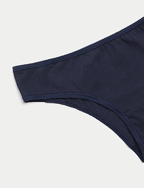 5pk Cotton Lycra™ Brazilian Knickers