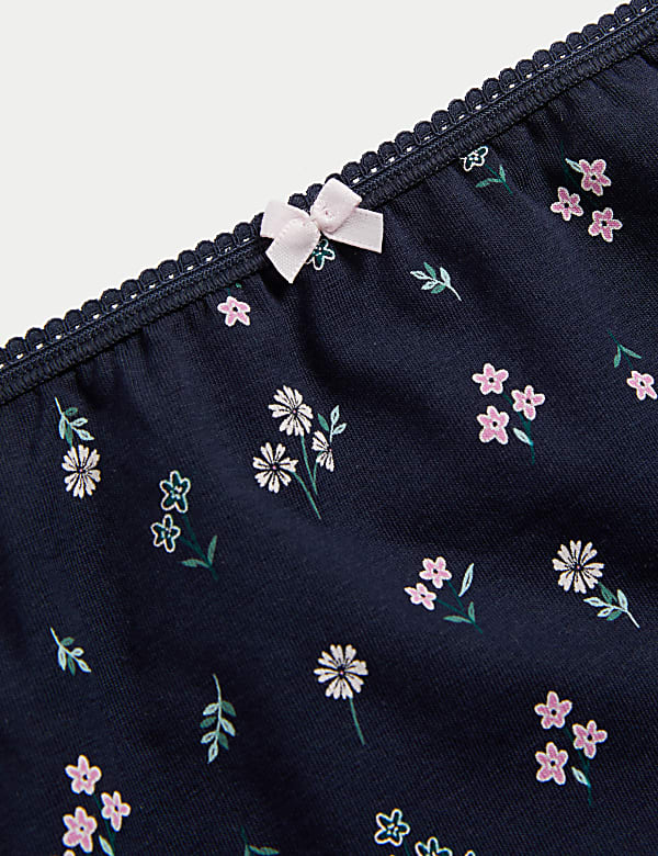 5pk Cotton Lycra™ Printed Full Briefs