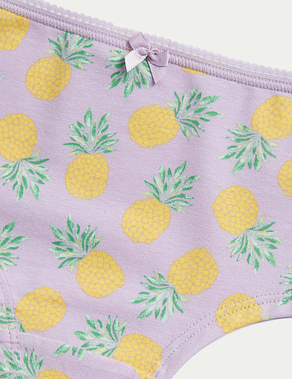5pk Cotton Lycra™ Printed Low Rise Shorts