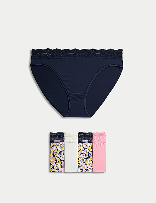 5pk High Leg Knickers