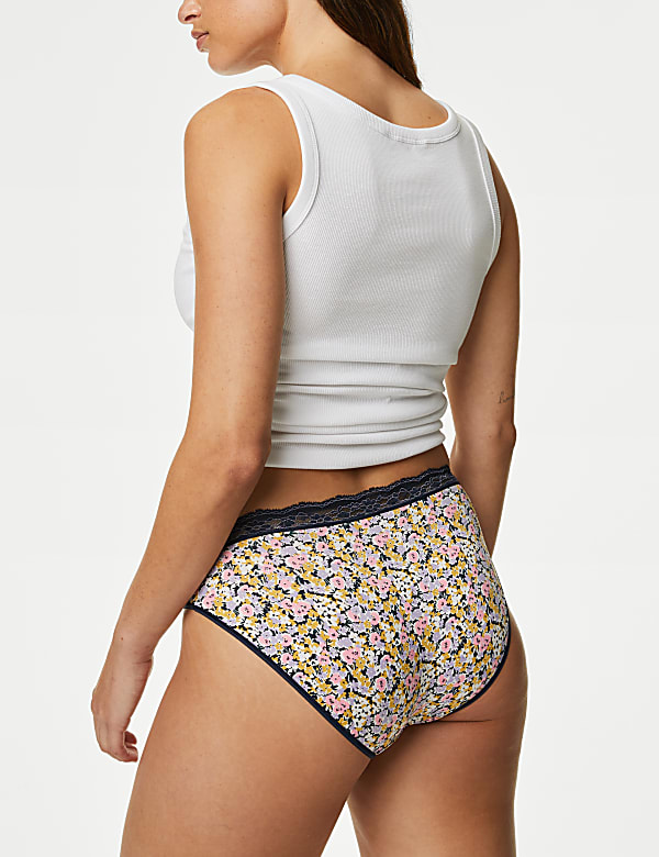 5pk High Leg Knickers