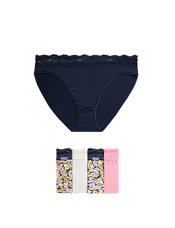 5pk High Leg Knickers
