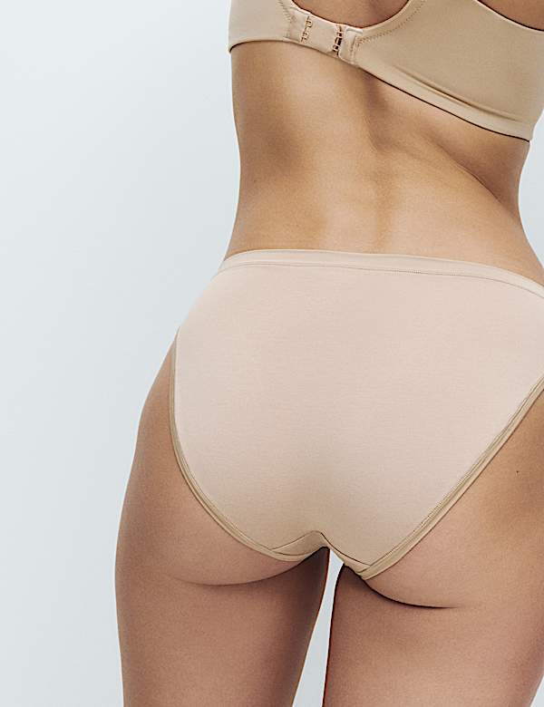 3pk Flexifit™ Modal High Leg Knickers - AL