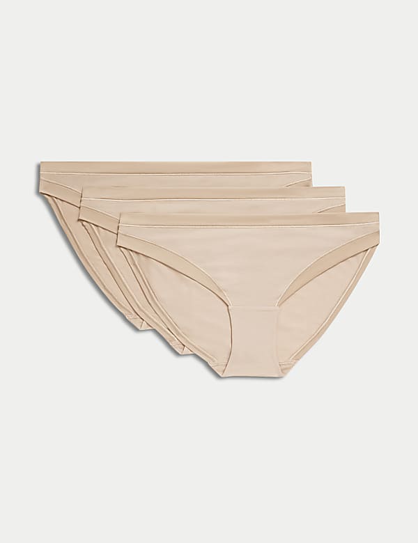 3pk Flexifit™ Modal Rich Bikini Knickers - ES