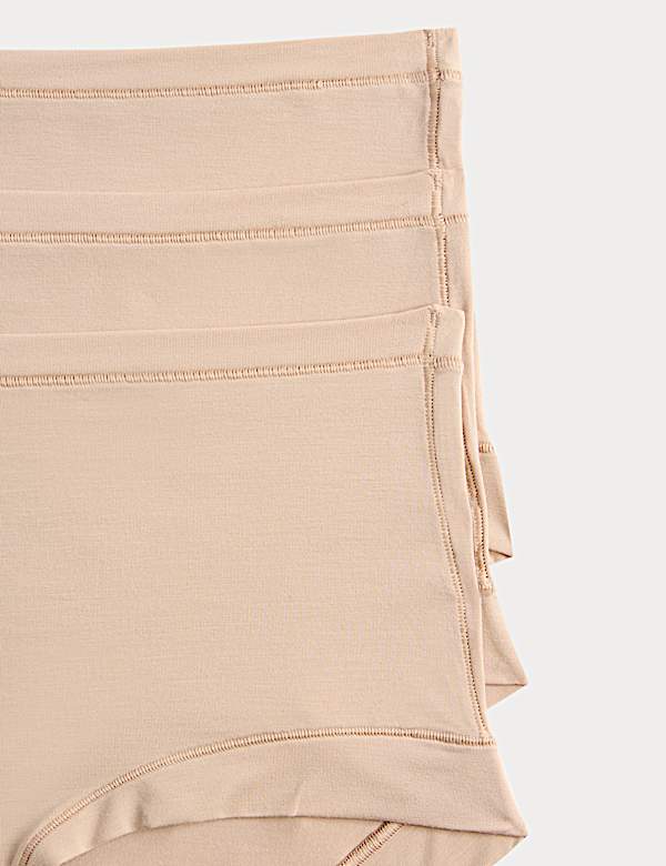 3pk Flexifit&trade; Modal High Rise Shorts