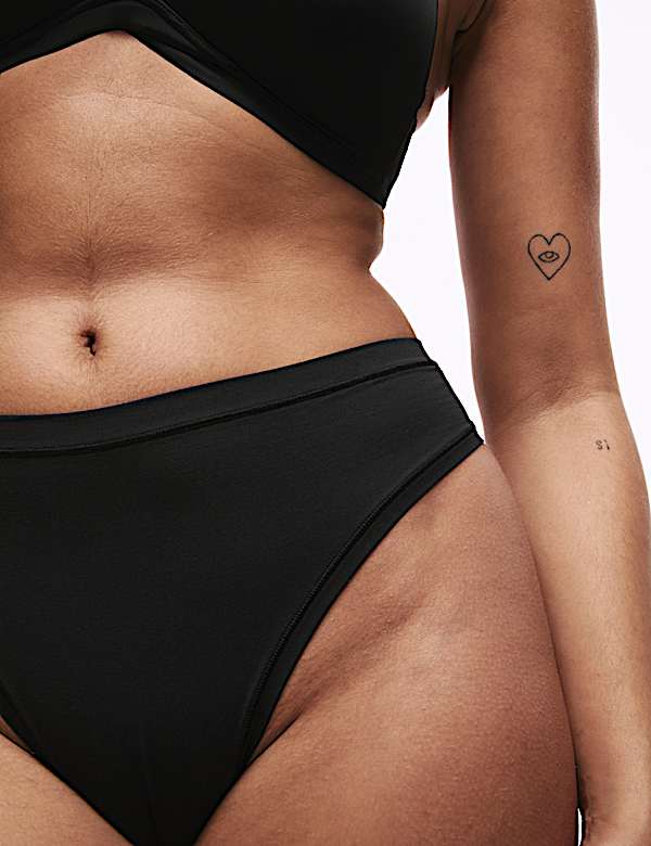 3pk Flexifit™ Modal High Waisted Thongs - JP