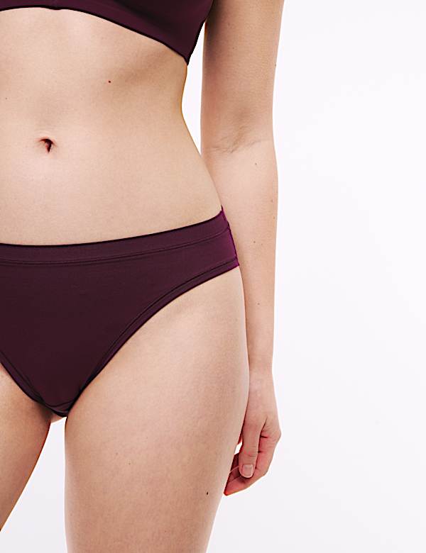 3pk Flexifit&trade; Modal High Leg Knickers - US