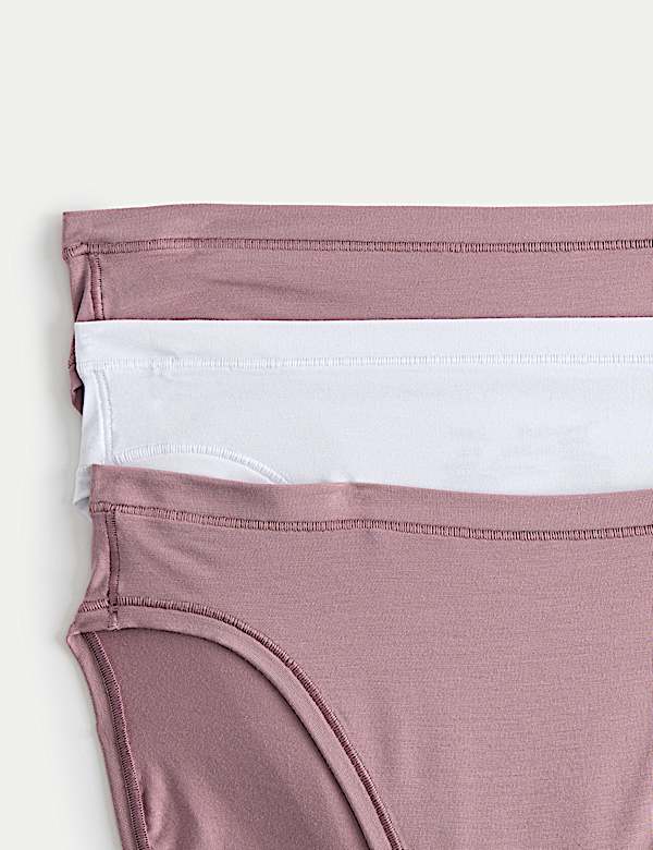 3pk Flexifit&trade; Modal High Leg Knickers