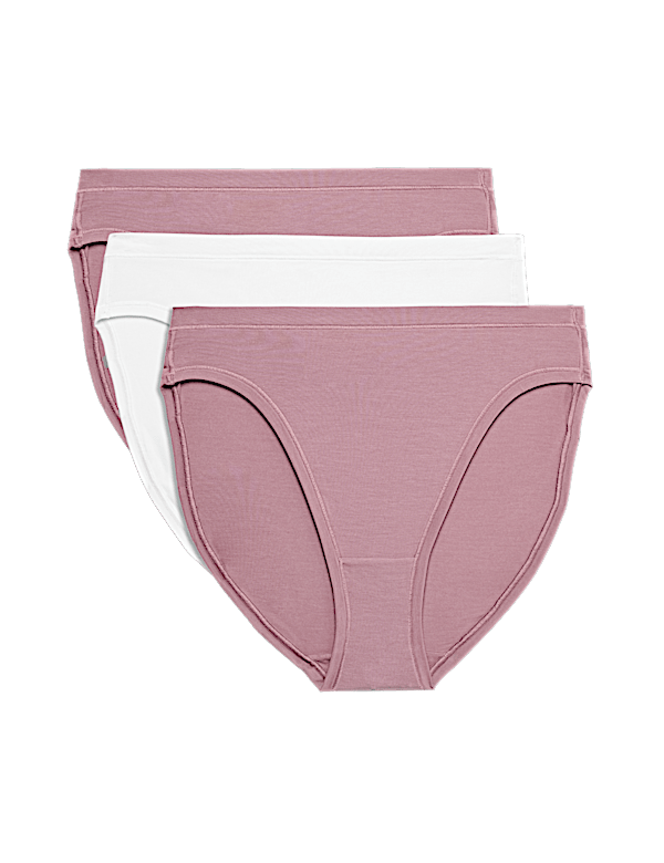 3pk Flexifit&trade; Modal High Leg Knickers