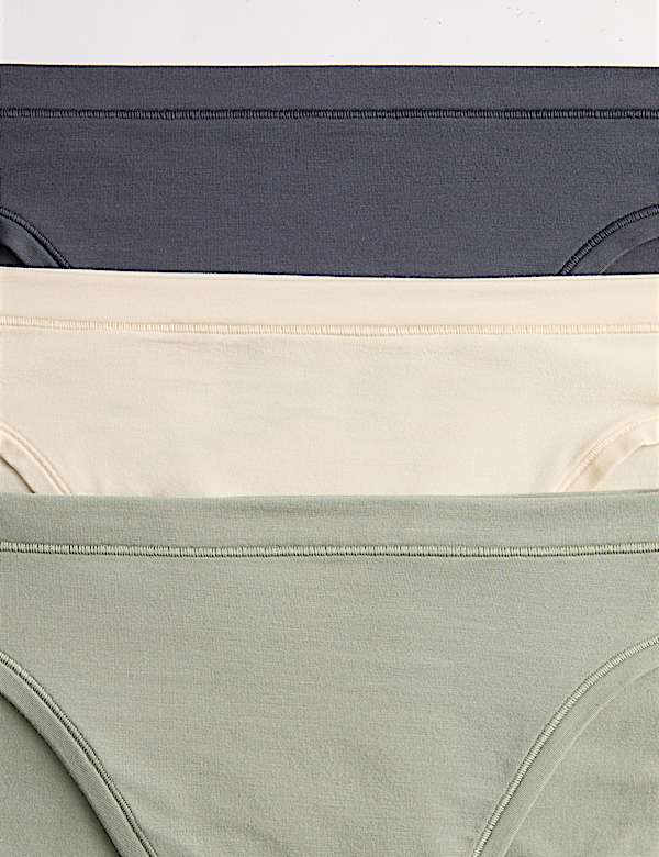 3pk Flexifit&trade; Modal High Leg Knickers