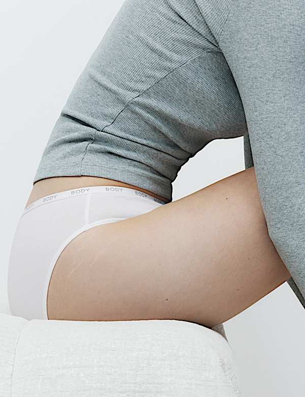 5pk Cotton Rich Mid Rise Bikini Knickers - CA