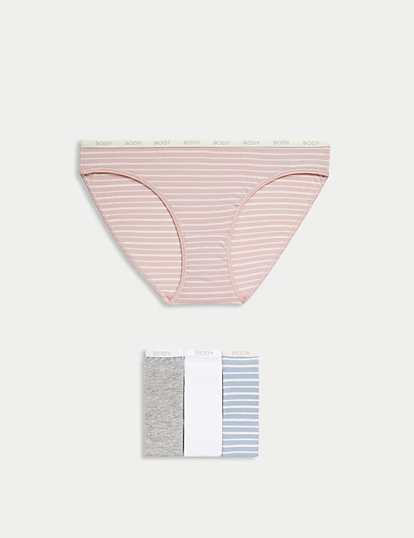 4pk Cotton Rich Bikini Knickers - KR