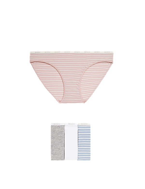 4pk Cotton Rich Bikini Knickers