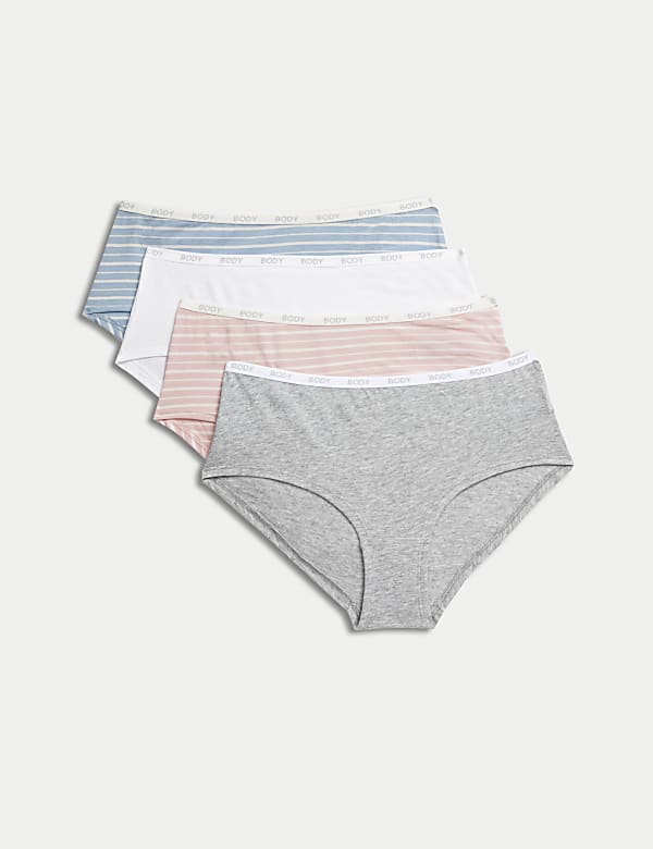 4pk Cotton Rich Low Rise Shorts - MY