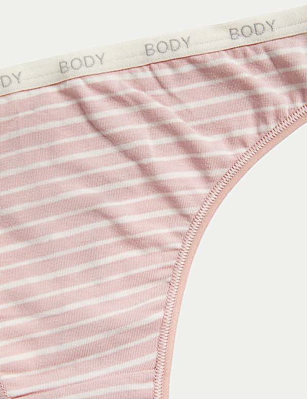 4pk Cotton Rich Thongs