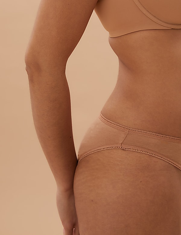 5pk Cotton Rich Low Rise Bikini Knickers