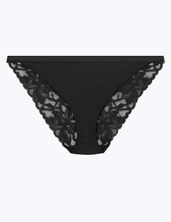 Wild Blooms Lace Bikini Knickers