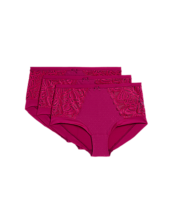 3pk Amelia Lace High Rise Shorts