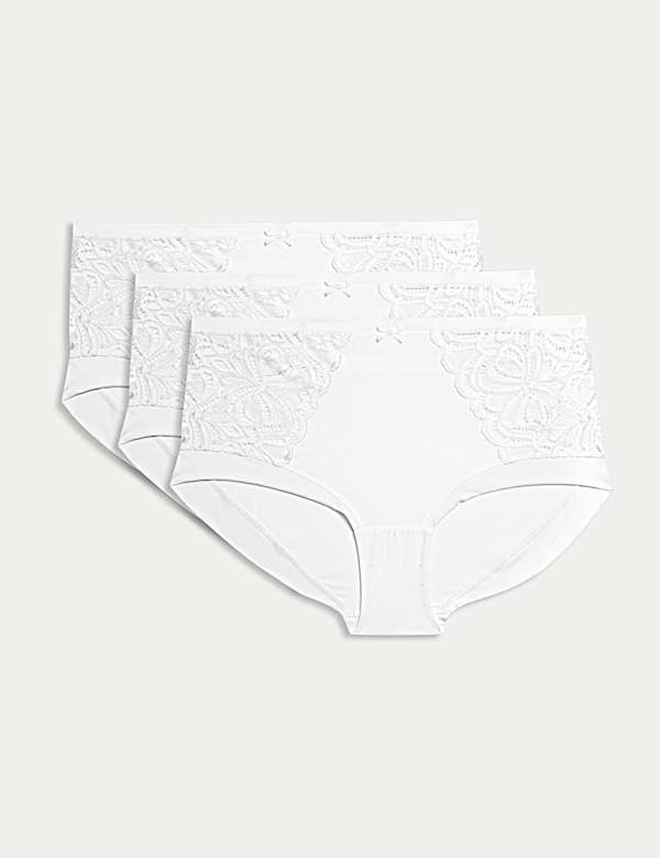 3pk Amelia Lace High Rise Shorts