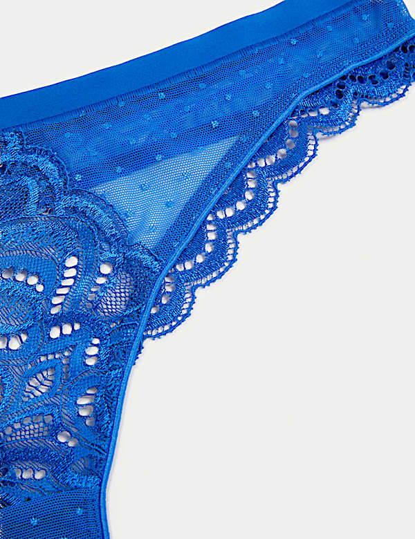 3pk Amelia Lace Thongs